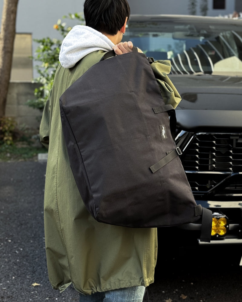 BAGSINPROGRESS / Traveler Duffer Large BLACK NYLON CANVAS バッグ