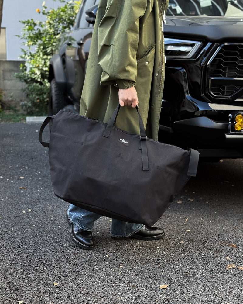 BAGSINPROGRESS / Traveler Duffer Large BLACK NYLON CANVAS バッグ