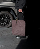 CANVAS×LEATHER TRAVEL TOTE BAG