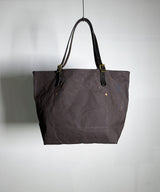 CANVAS×LEATHER TRAVEL TOTE BAG