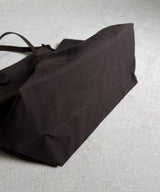 CANVAS×LEATHER TRAVEL TOTE BAG