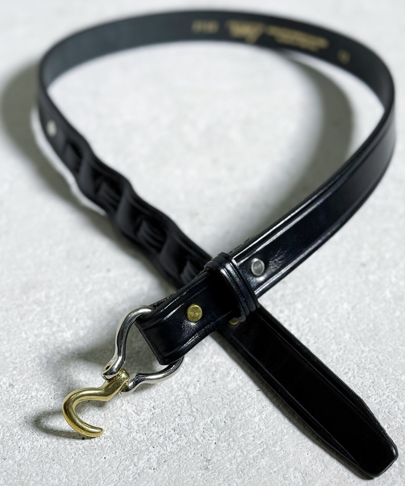 TORY LEATHER / 2TONE MINI HOOF PICK BELT トリーレザー ツートーン