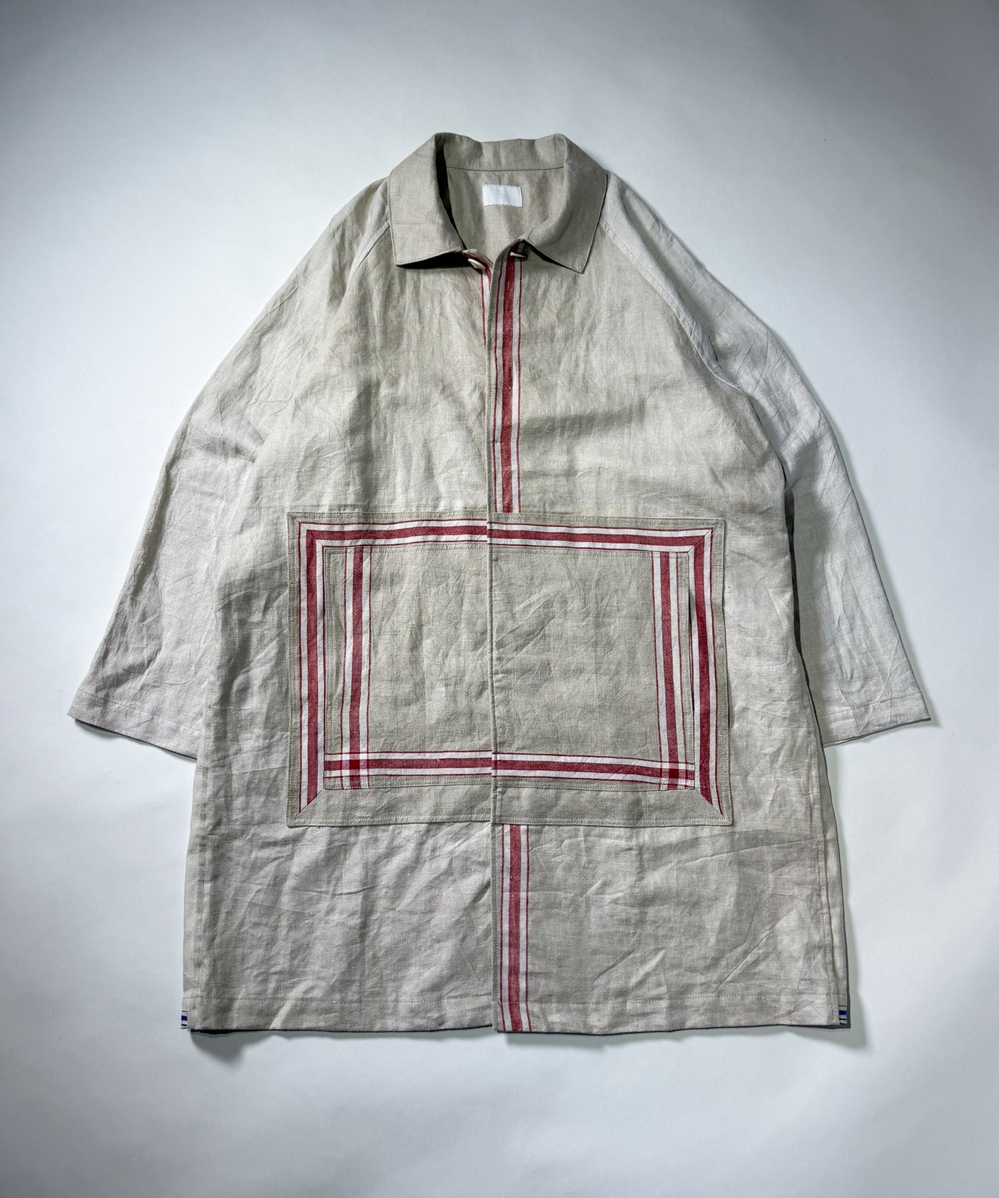 CHANGES / MANGELTUCH LINEN COAT チェンジーズ マングルクロスリネン