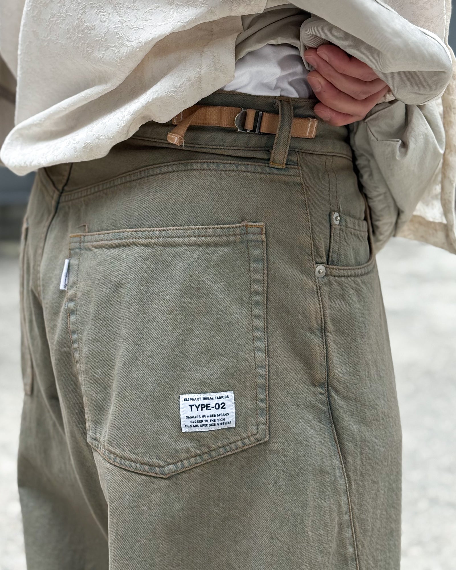 elephantTRIBALfabrics / ON THE WAY DENIM PANTS エレファント 