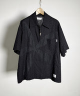 odd FLOWER ZIP SHIRT