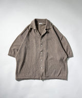 WASHI OPEN COLLAR SHIRT KNIT