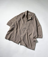 WASHI OPEN COLLAR SHIRT KNIT