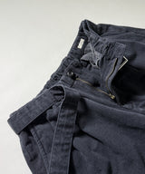 BLACK TWILL CARGO SHORTS(LIGHT WEIGHT MOLESKIN)