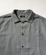 LINEN OPEN COLLAR SHIRT