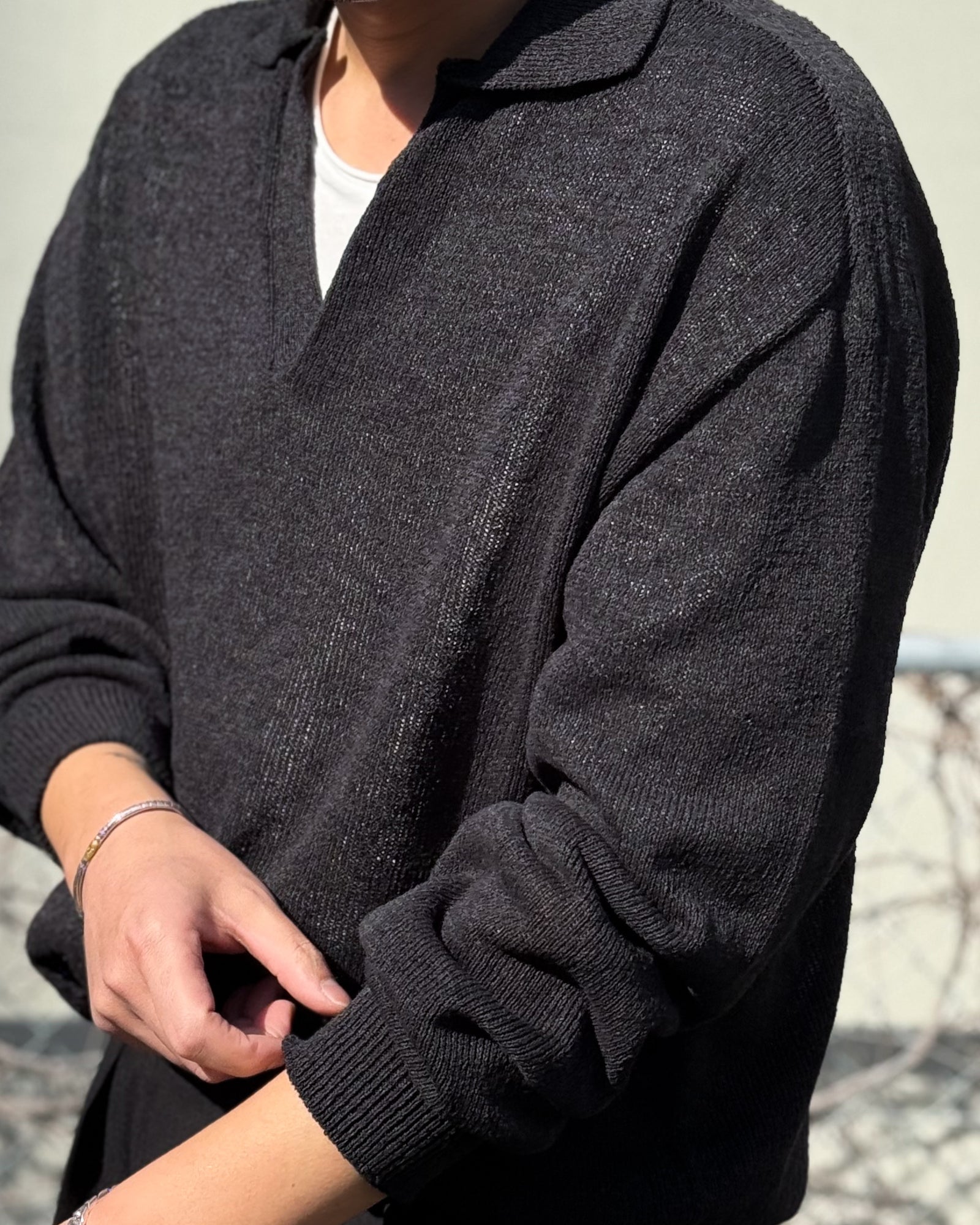 alvana / WASHI SKIPPER L/S KNIT アルヴァナ アルバナ 和紙ニット 