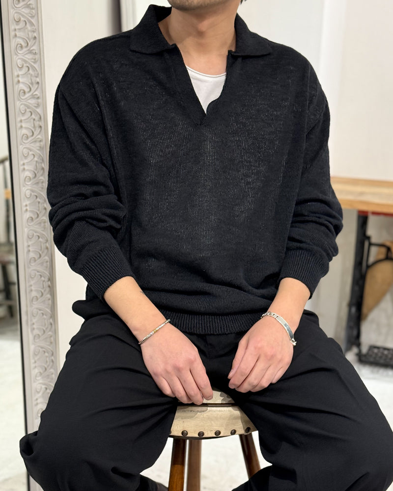 alvana / WASHI SKIPPER L/S KNIT アルヴァナ アルバナ 和紙ニット