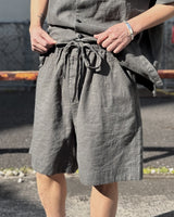 LINEN HAREM SHORT PANTS