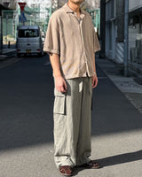 WASHI OPEN COLLAR SHIRT KNIT