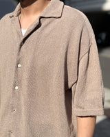 WASHI OPEN COLLAR SHIRT KNIT