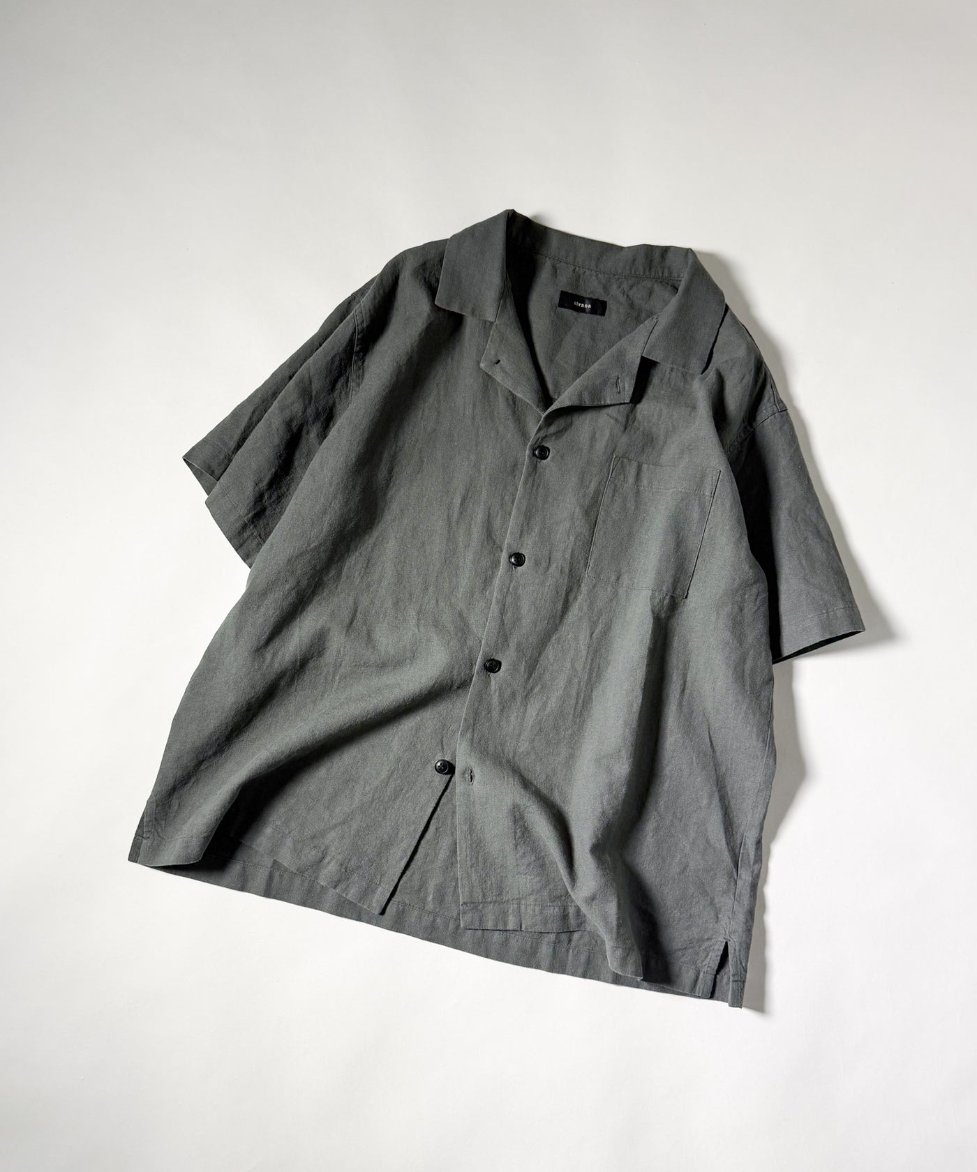 alvana / LINEN OPEN COLLAR SHIRT アルヴァナ アルバナ リネンシャツ