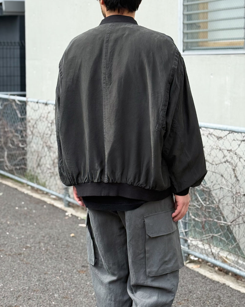 CHANGES / SILK BOMBER JACKET チェンジーズ シルクボンバージャケット