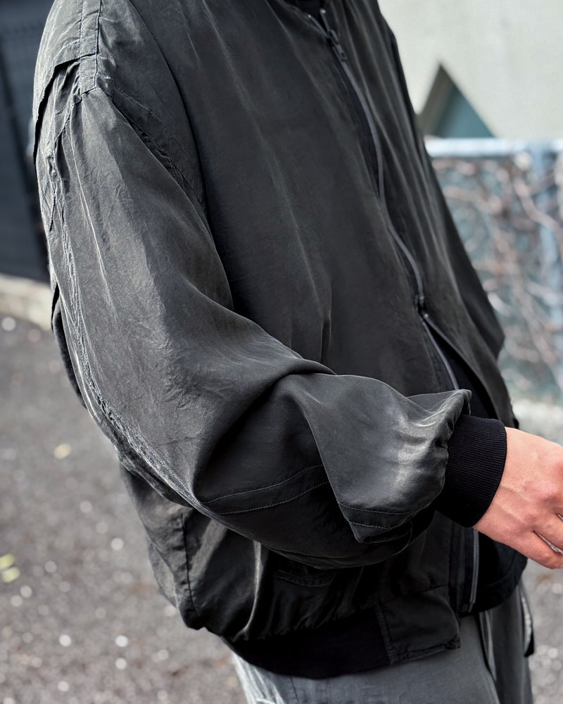CHANGES / SILK BOMBER JACKET チェンジーズ シルクボンバージャケット