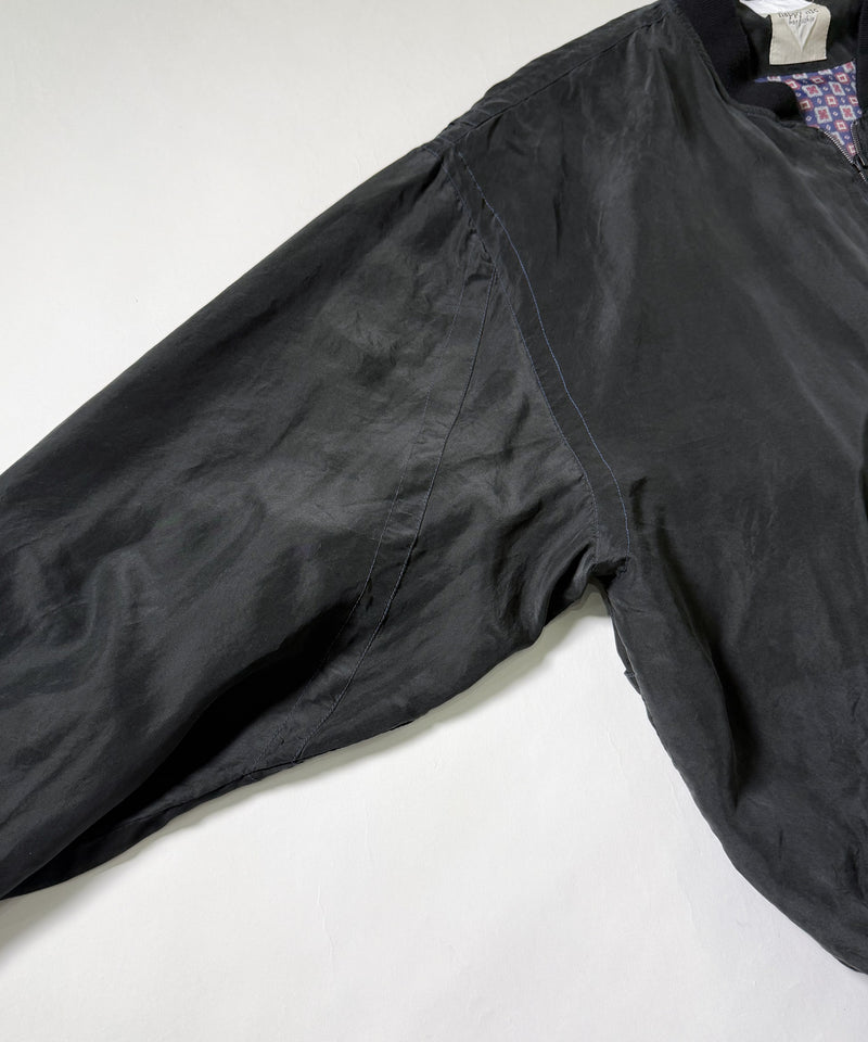 CHANGES / SILK BOMBER JACKET チェンジーズ シルクボンバージャケット