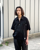 odd FLOWER ZIP SHIRT