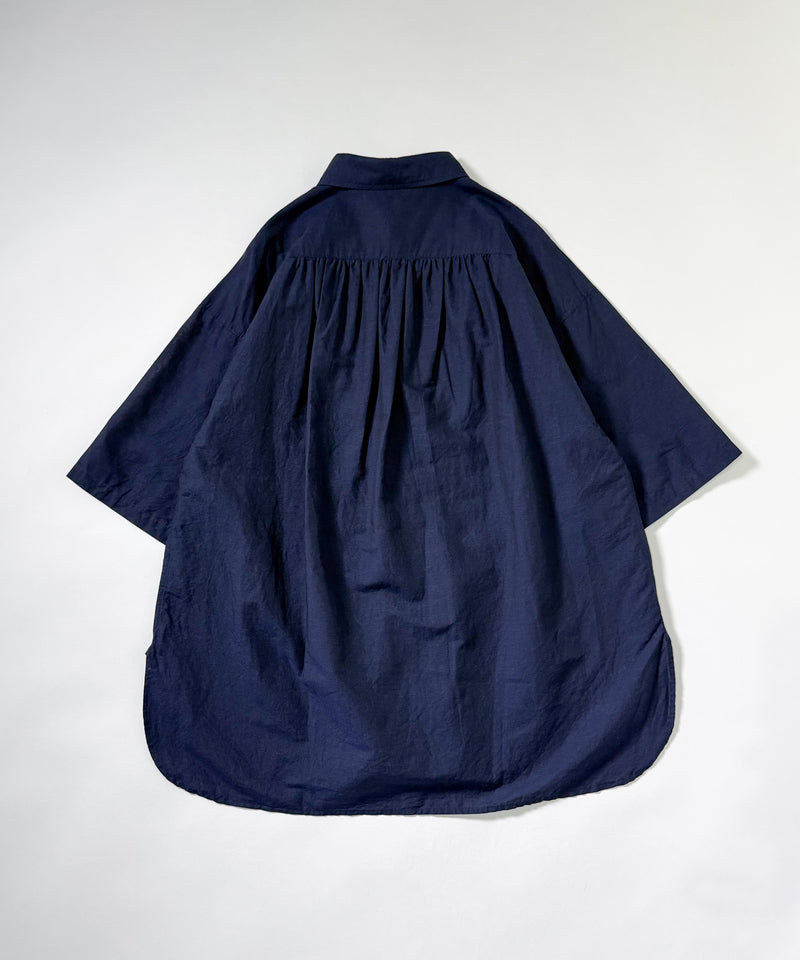 VERYTAGE / GATHER-GRANDPASHIRT S/S ベリーテイジ グランパシャツ