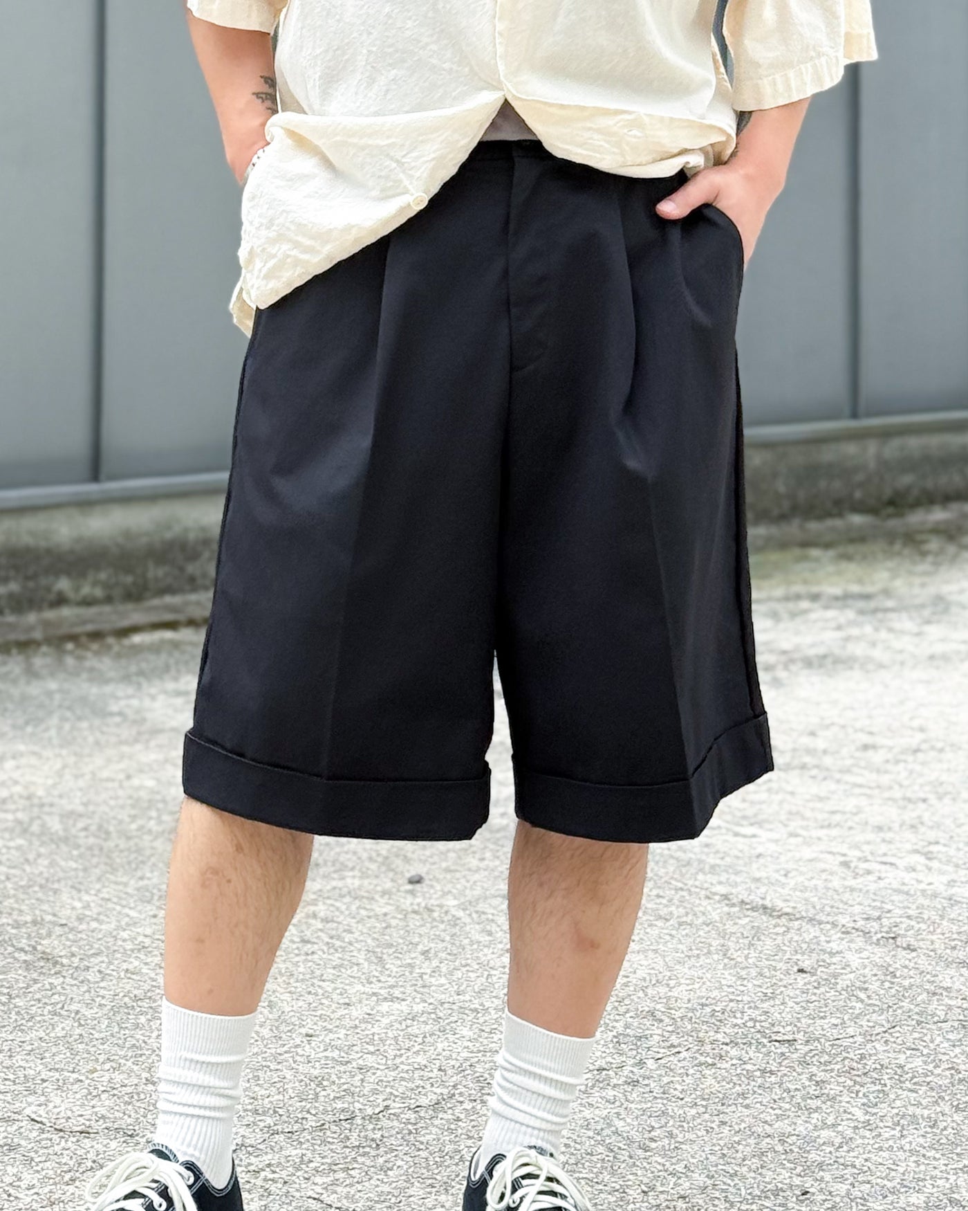 ONEfifth / CHIME ワンフィフス ワイドショーツ ワイドショートパンツ