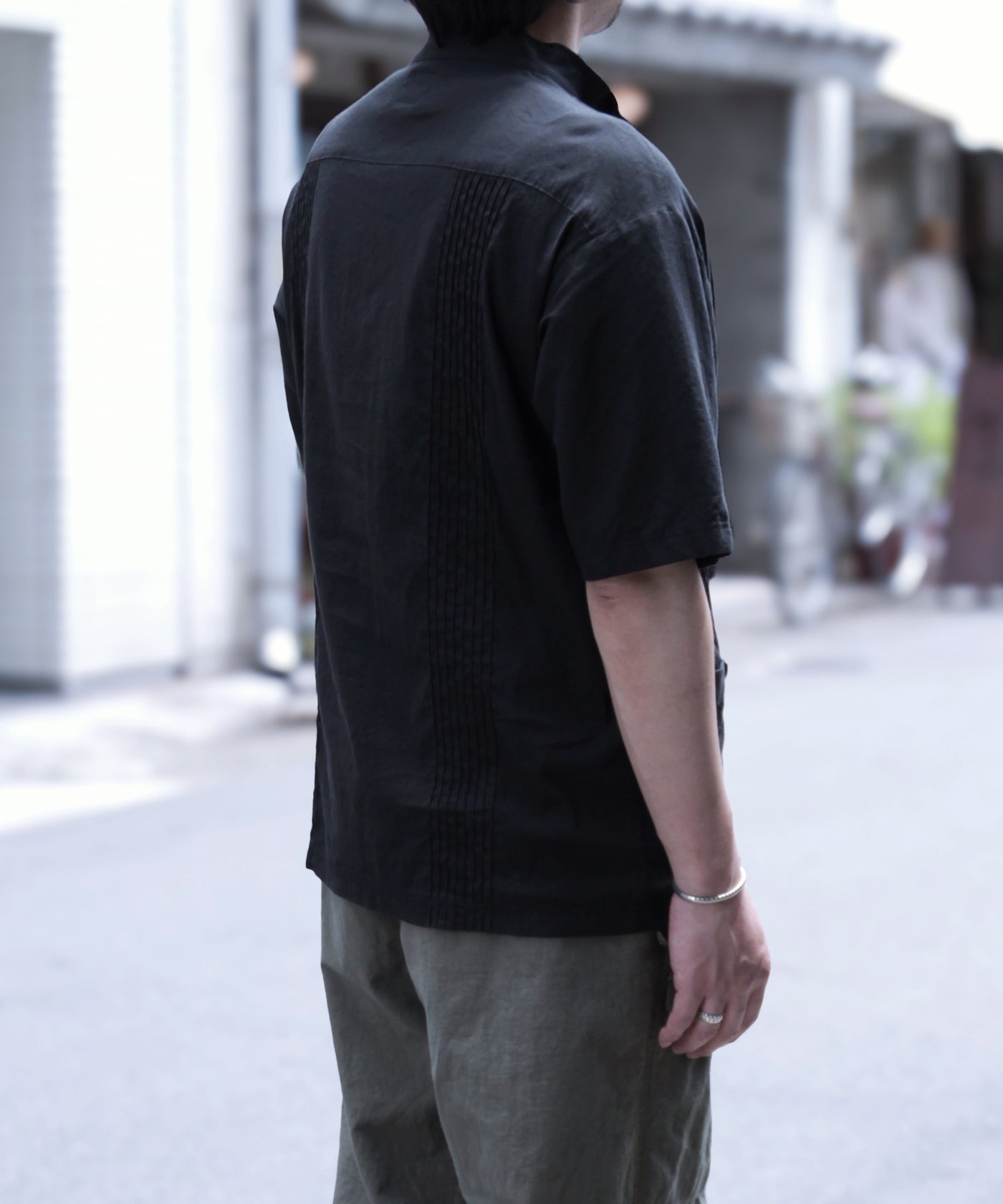 EGO TRIPPING エゴトリッピング / ZIP TUCK PULLOVER SHIRT ジップ