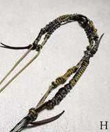 NARROW ROPE LEATHER MIX