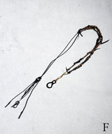 NARROW ROPE LEATHER MIX