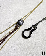 NARROW ROPE LEATHER MIX