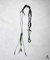 NARROW ROPE LEATHER MIX