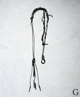 NARROW ROPE LEATHER MIX