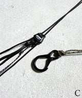 NARROW ROPE LEATHER MIX