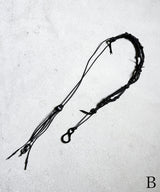 NARROW ROPE LEATHER MIX