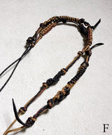 NARROW ROPE LEATHER MIX