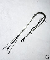 NARROW ROPE LEATHER MIX