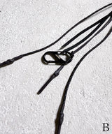 NARROW ROPE LEATHER MIX