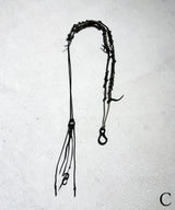 NARROW ROPE LEATHER MIX
