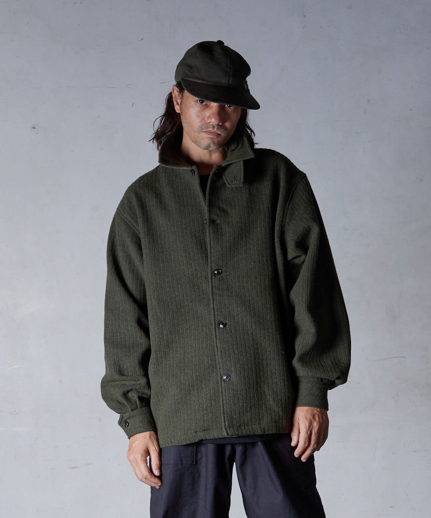 美品EGO TRIPPING エゴトリッピング / ウールシーピーオーシャツ EGO TRIPPING エゴトリッピング / WOOL CPOSHIRTS ウールシーピーオー