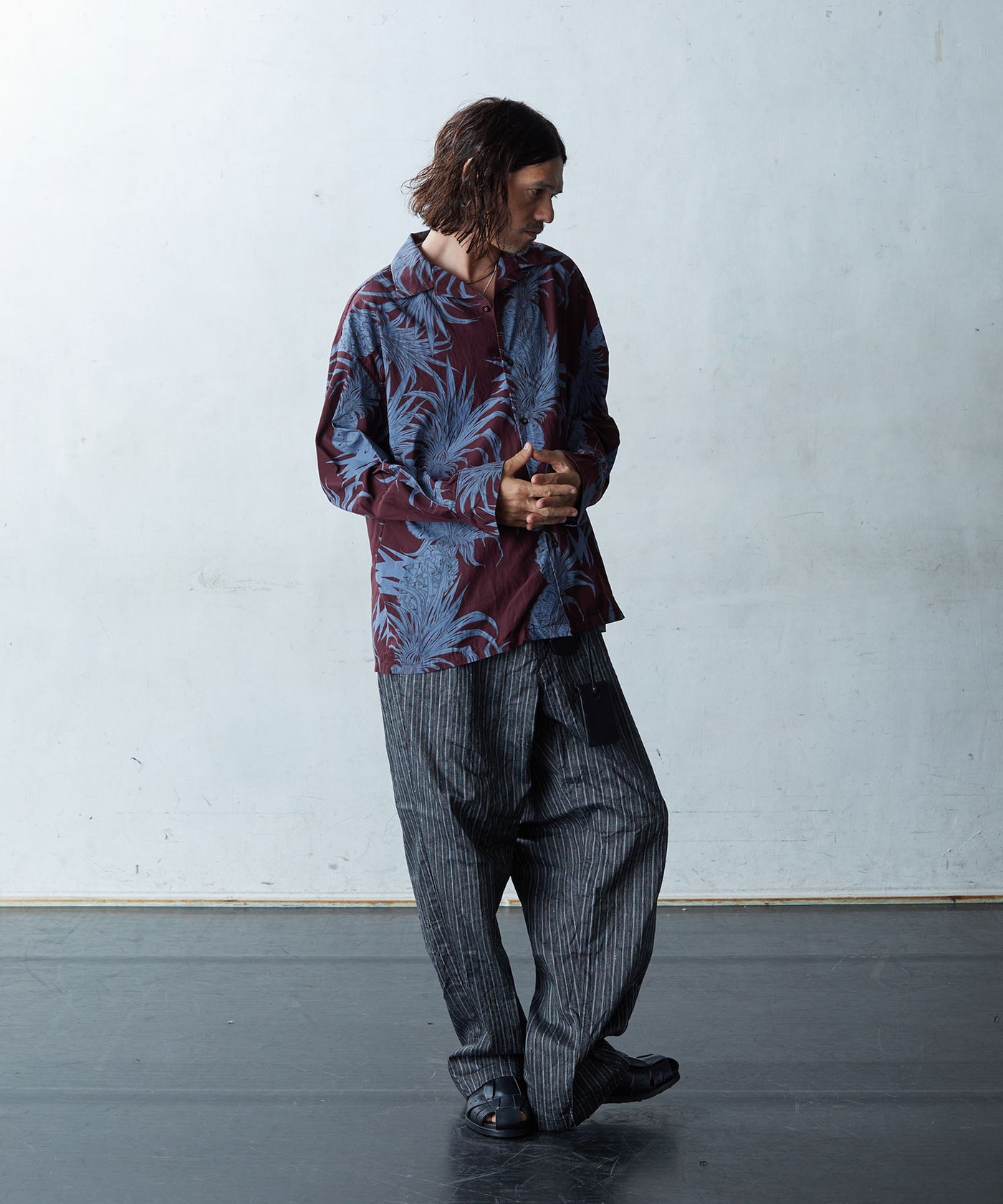 トップス EGO TRIPPING PINEAPPLE ALOHA SHIRT EGO TRIPPING エゴトリッピング / ISLANDPINEAPPLE ALOHA SHIRT
