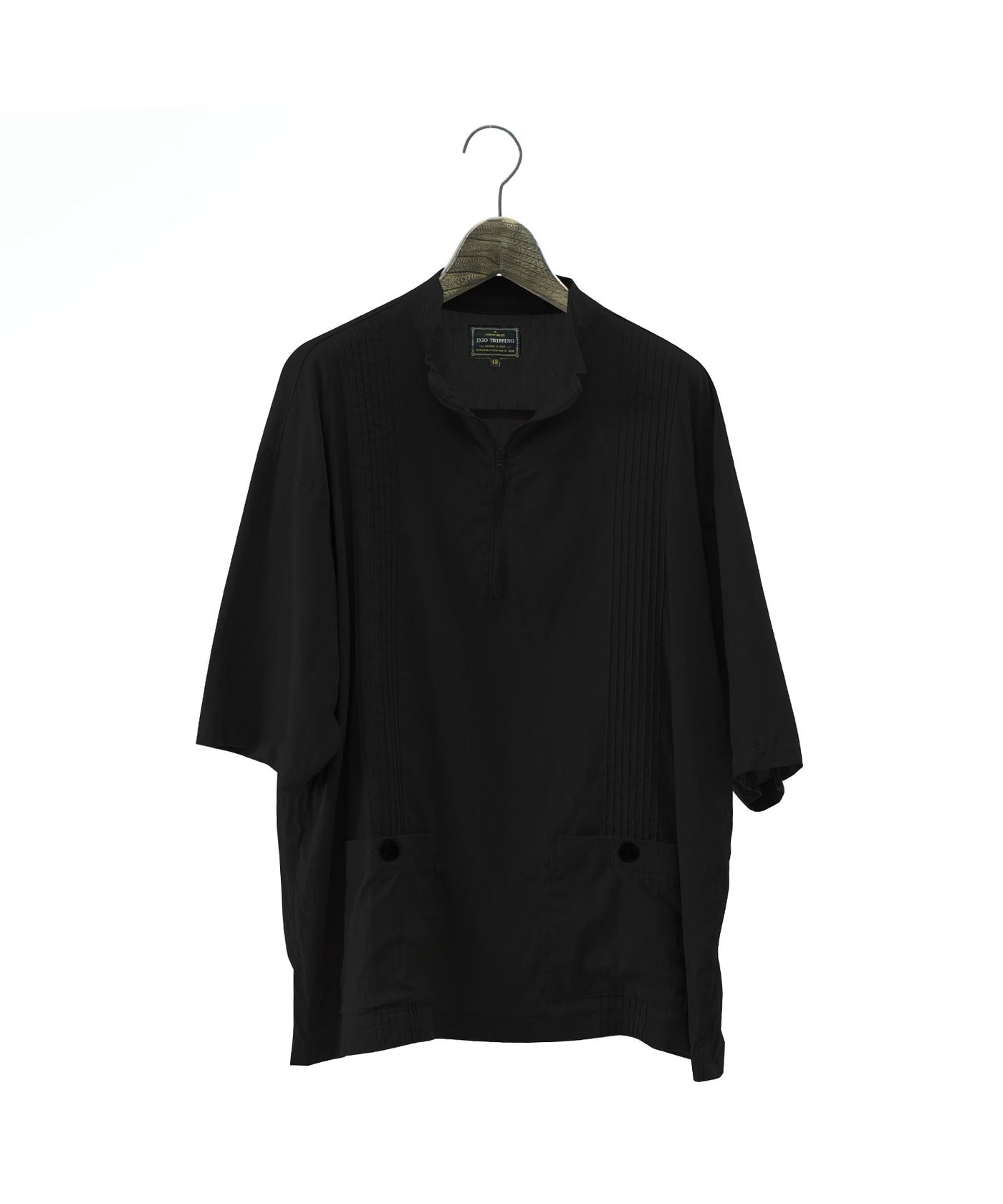 EGO TRIPPING エゴトリッピング / ZIP TUCK PULLOVER SHIRT ジップ
