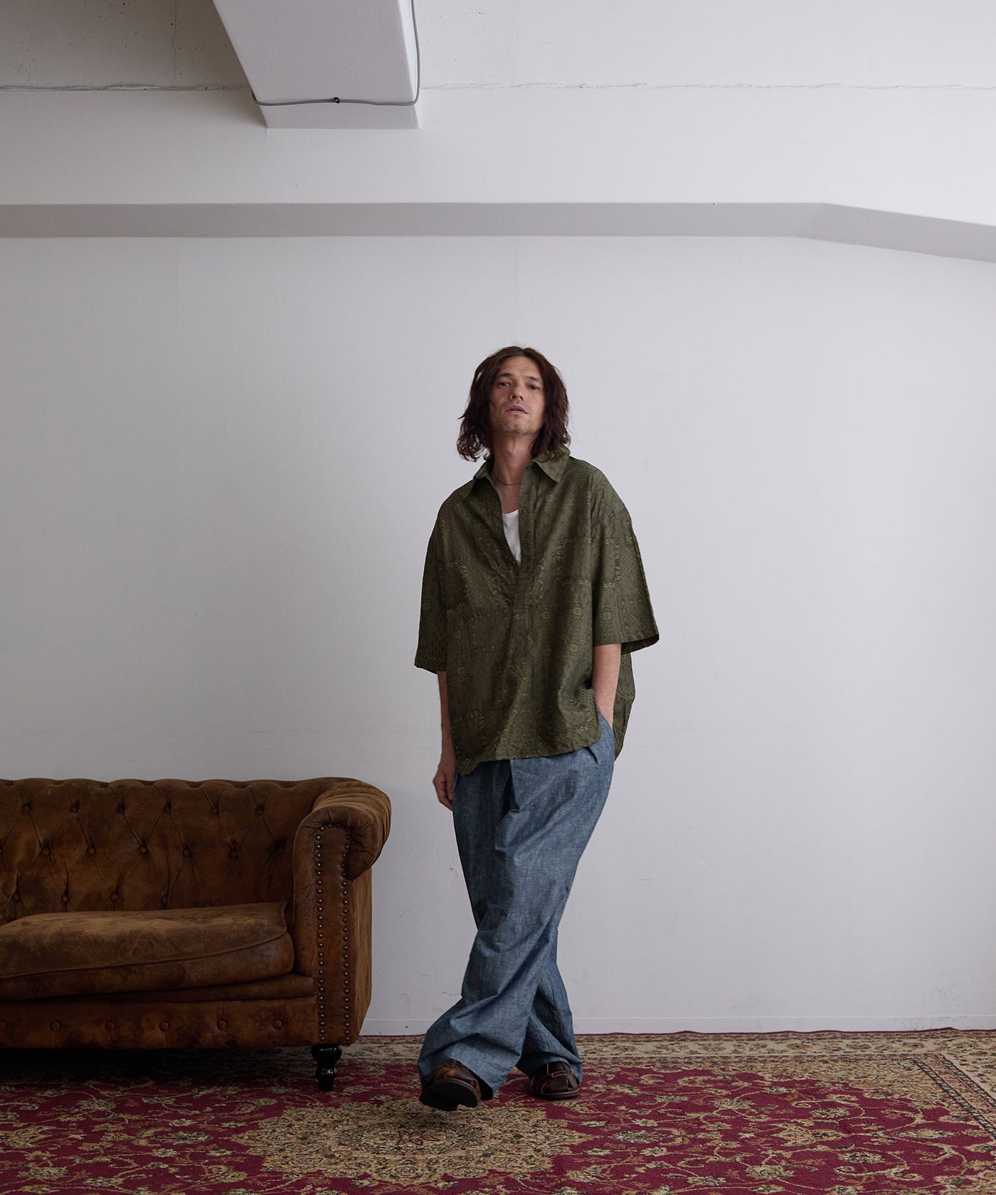 EGO TRIPPING エゴトリッピング / PARISFREE バンダナ柄シャツ