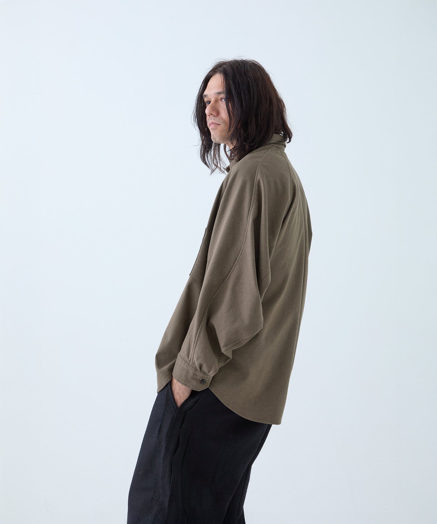 【ATOS LOMBARDINI】 ネオンイエロー トリム ツィード ジャケット I'Z FRONTIER アイズフロンティア ハイパワーストレッチ3Dデニム