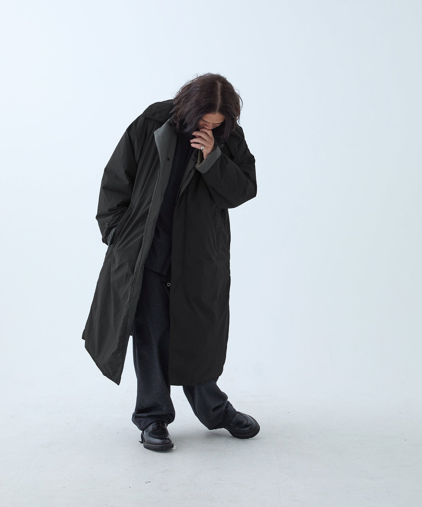 EGO TRIPPING / AIRVALM エゴトリッピング ロングコート 中綿コート パ