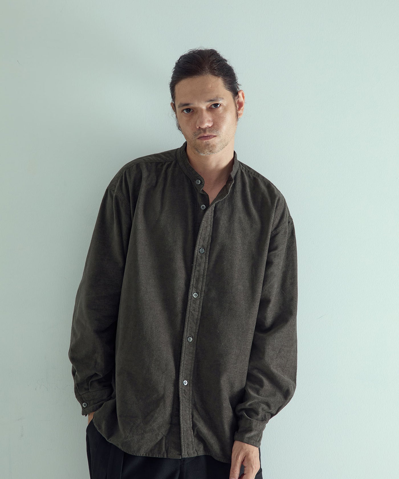 EGO TRIPPING MINIMACRAFT ウール混シャツ EGO TRIPPING(エゴトリッピング)】MINIMACRAFT シャツ(616351