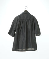 GATHERLINEN SHIRTS S/S