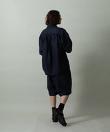 GATHERLINEN SHIRTS S/S