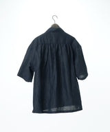 GATHERLINEN SHIRTS S/S