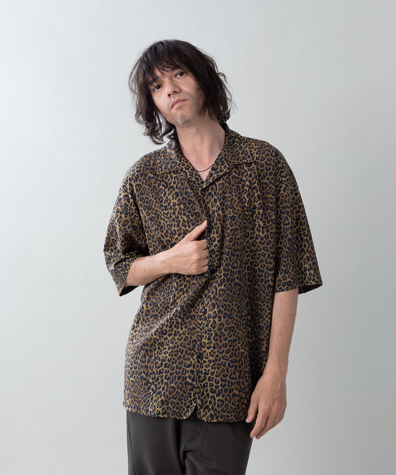 EGO TRIPPING / LEO-SHIRT エゴトリッピング レオパードシャツ 柄者