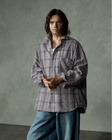 【予約】HAZE FLANNELSHIRT dirty