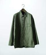 【予約】MILITARYSHIRT Army twill